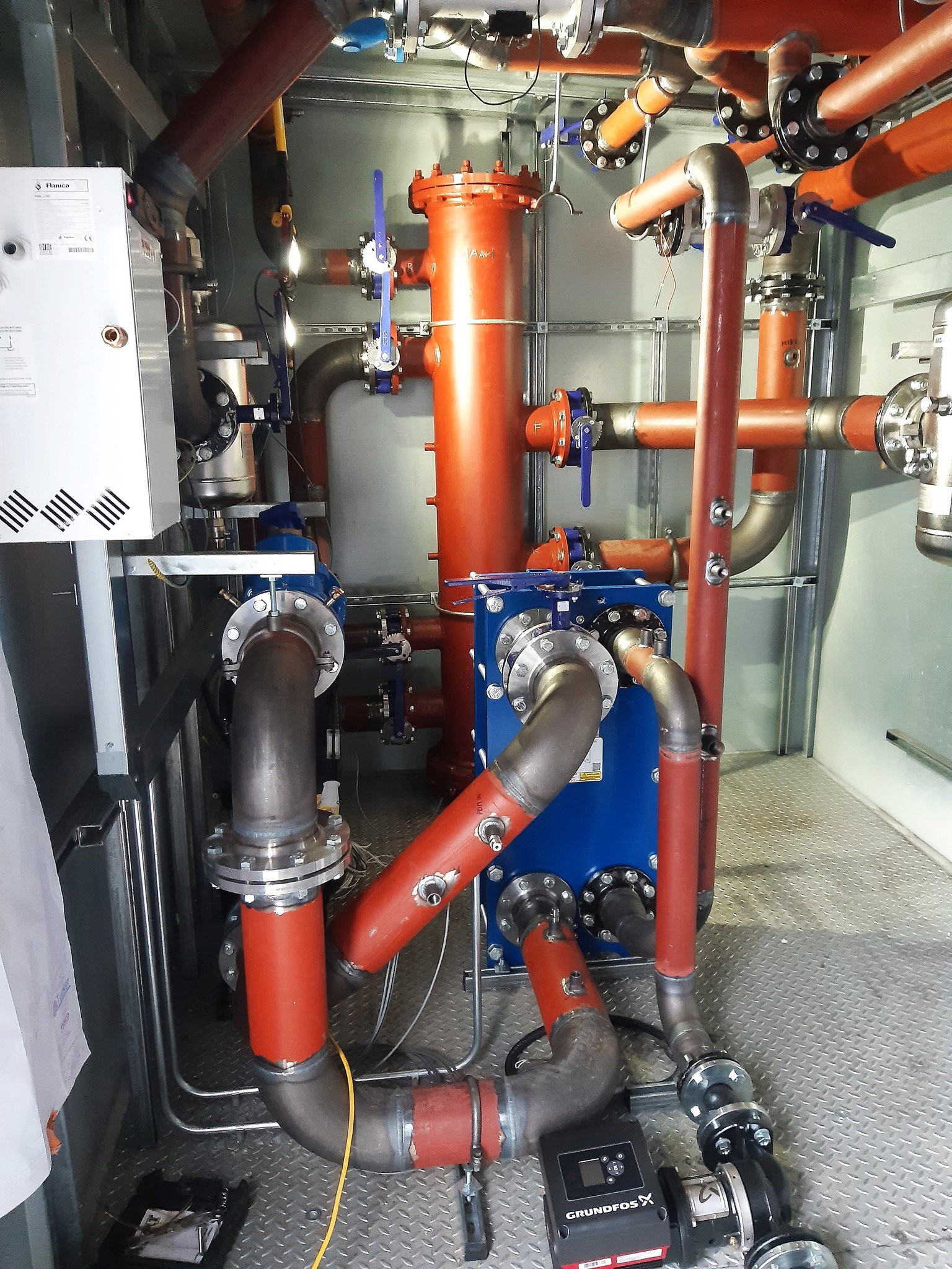 Plant room fitting in Hull